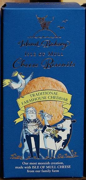 Island Bakery Savoury Cheese Biscuits Mull Cheese and Spirit